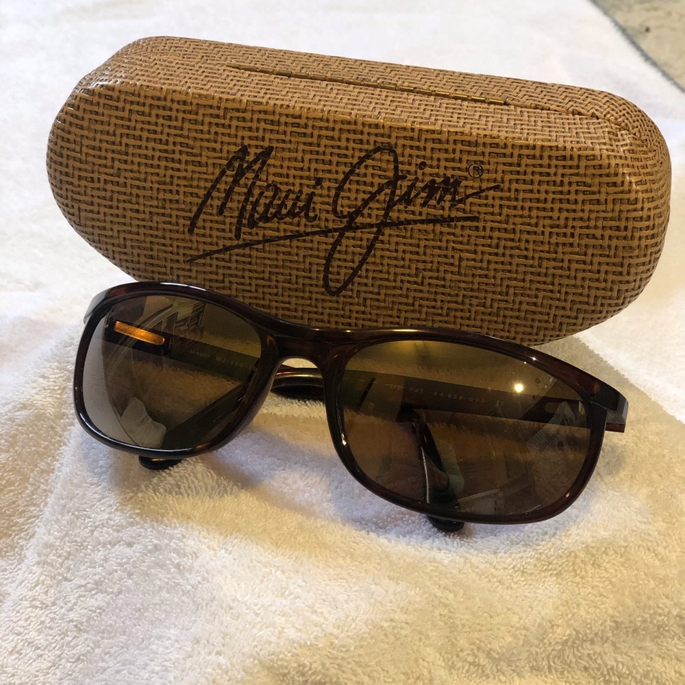Maui Jim sunglasses and case